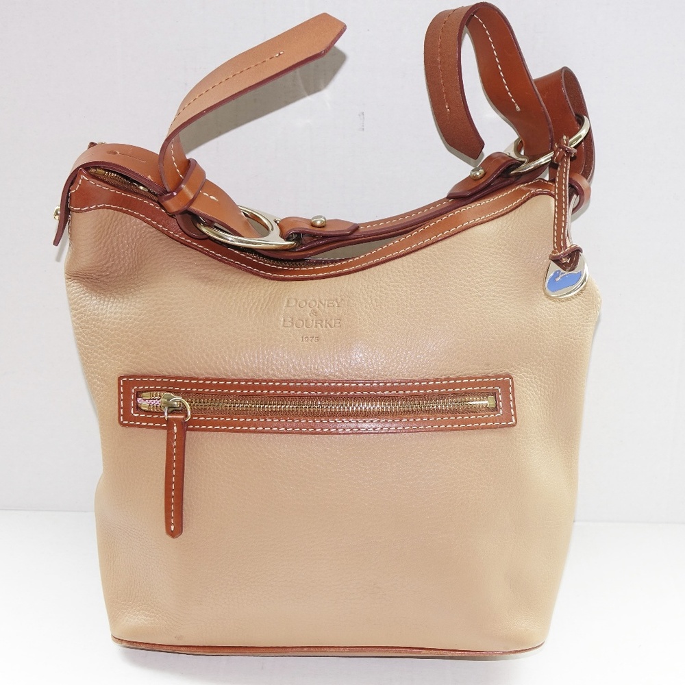 Vintage Dooney & Bourke 1975 Large‎ Leather Hobo